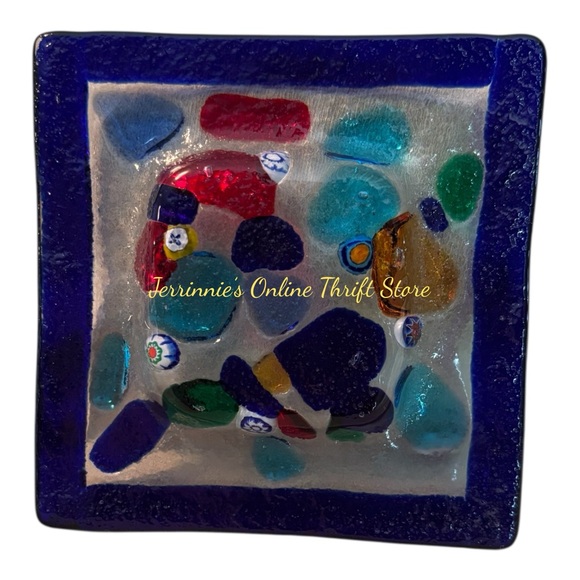Murano Fused Glass Plate‎ - Picture 2 of 3